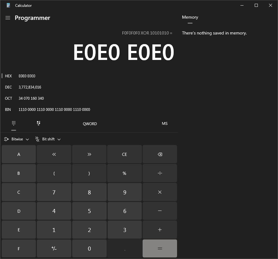 Microsoft Windows Calculator (Windows 10 / Windows 11) Windows Calculator Keyboard Shortcuts